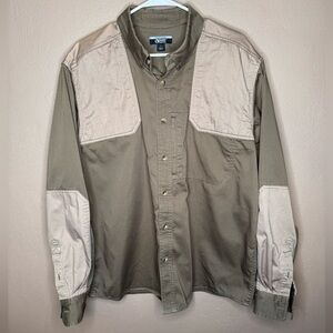 Gander Mountain Brown Guide Series Men's Large Shooting Hunting Padded Shirt